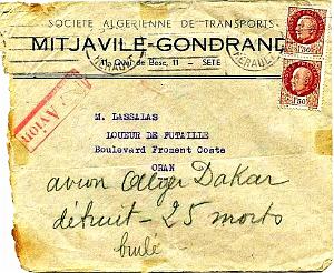 Oran enveloppes pub 0993